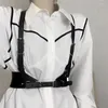 Gürtel Punk Leder Harness Gürtel Frauen PU Hosenträger Steampunk Unterbrust Korsett mit Riemen Weste Clubwear zum Tragen