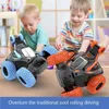 Diecast modelo carro de brinquedo carro de quatro rodas carro 360 graus rotação dublê carro de brinquedo crianças brinquedos presentes para meninos e meninas 231101