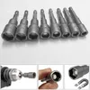 Outils pneumatiques 8pcs 1/4 pouce HEX MAGNET NUT DIRECT SIGNER