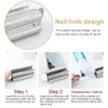 Bath Accessory Set Toothpaste Squeezer Stainless Steel Bathroom Wall Soft Tube Cream Dispenser Tool L