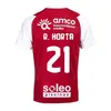 23 24 SC Braga Soccer Jerseys Bruma Abel Ruiz Andre Horta A. Djalo Mendes Rony Lopes R. Horta Pizzi Home Red Aldult Football Shirts