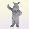 2020 Helt ny Rhino Mascot Costume Character Adult SZ 011426201