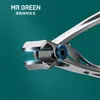 Mrgreen Nail Clippers 트리머 스테인리스 스틸 도구 매니큐어 두꺼운 S 커터 가위 유리 네일 파일 22022884559111630378