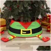 Juldekorationer Juldekorationer Merry Tree Surround For Home Santa Claus Snowman Elf Xmas Ornaments Navidad Happy Year Par DHSDC