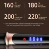 Hair Straighteners 2 In1 Straightener Flat Irons Four Gear Adjustable Temperature LCD Display Instant Heating Curling Iron for Wet or Dry 231101