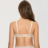 Bras Dobreva kvinnors push up balconette bh sexig spets demi underwire hylla plus storlek lätt vadderad 231102