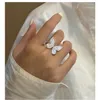 Cluster Rings Drop Fashion 925 Sterling Silver Butterfly Open Ring For Girls Women Ear Hoop Huggies Necklace Jewery