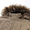 Piumino da uomo Parka da uomo con cappuccio Abbigliamento outdoor Fodera di lana Cappotto Collo di pelliccia Addensare Parka invernale Cappotto in pile Caldo antivento Giacca casual 231102