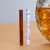 Fumando tubos de alumínio de alumínio de tubo de fumar tubo de metal embrulhado em flor, cigarro chinês cigarro reto cigarro