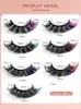 False Eyelashes Fake Mink Hair Colorful Thick Curling Eyetail 7 Pairs Of 231102