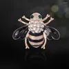 Broches strass abeille pour femmes émail abeille broche broches mode hiver insectes accessoires bijoux cadeau