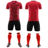 Andra idrottsartikellag Custom Soccer Uniform Set Blank Jerseys Printing Number Namn Snabbtorkning Andningsbara vuxna barn Training Football Jersey 231102