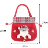 Juldekorationer Juldekorationer Snowman Doll Bag For Decoration Small Eve Apple Box Gifts Children 1pc Drop Delivery Home DHDV6
