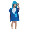 Towel Cartoon Baby Bath Microfiber Cotton Hooded Beach Born Cape Towels Soft Poncho Kids Bathrope Washcloth Stuff