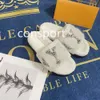 Designer women plush Slippers wool Slides Winter Furry Warm Printed Fashion luxury Shoes cotton Flip Flop Slipper35-40