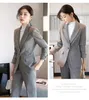 Women's Two Piece Pants Advanced Suit Set Autumn Sequin Design With A Waist Closure And One Button Female Professional Formal Of 2