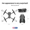 Intelligent UAV Zhenduo E99 Pro RC Mini Drone 4K med WiFi Aerial Pography Helicopter Foldbar Quadcopter Dron Toys 231102