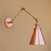 Lampes murales réglables Swing Long bras luminaires salle à manger Loft Style industriel Vintage lampe applique rétro Applique LED