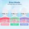 Ansiktsvårdsenheter Neck Beauty Device 3 Färger LED P On Therapy Skin Draw Minska Double Chin Anti Wrinkle Ta bort Verktyg 231102