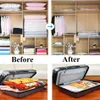 Bag Organizer Durable Vacuum Storage Bags For Clothes Pillows Bedding Blanket More Space Save Compression Seal Zipper Wardrobe Organizer 231102