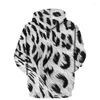 Sweat à capuche imprimé tigre créatif pour hommes, 1 pièce, pull de loisirs en plein air, vêtements de Couple, printemps et automne