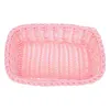 Laundry Bags Woven Basket Preparation Storage Baskets Serving Tray Desktop Finishing Durable Small Cake Plate Sundries Holder Home