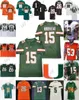 Maillot de football des Hurricanes de Miami College Ladson Jr. Walden II Garcia Reed Perry King Knighton Kinchens Wayne Irvin Dorsett Kelly Thomas Rousseau6118961