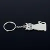 مجموعة جديدة من الأزياء الإبداعية Cat Keychain شعبية المفاتيح المعدنية سلسلة هدية DH811