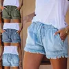 Shorts pour femme Short taille haute taille jean été short en jean femme grande taille XXL pour femme pantalon court femme grande taille 230331