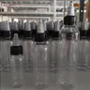Пластиковые бутылки-капельницы для электронных сигарет с откручивающимися крышками 30 мл, 50 мл, 60 мл, 100 мл, 120 мл, форма ручки, бутылка единорога, пустые бутылки для домашних животных для электронной жидкости Xvdbw