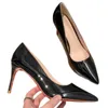 Сандалии летние сексуальные высокие каблуки патентная кожа дизайнерская обувь классическая леопардовая вечеринка обувь роскошные заостренные женские туфли