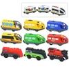 Diecast Model Car Electric Train Set Locomotive Magnetic Car Diecast Slot Fit All Brand Biro TROOT TRAIM RAILWAY FÖR KARN EBUDERATIONE TAIS 231101