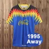 qqq8 1995 أمريكا الرجعية كرة القدم القميص ر. نافيا بلانكو ن.