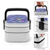 Dinnerware Threed Map Bento Box Portable Lunch Wheat Straw Storage Container Earthbound Video Games Super Snes Fun