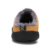 Chinelos de inverno casa homens chinelos com grosso pelúcia interior slides de pele plus size 47 quarto quente sapatos masculinos casa chinelo sapatos masculinos 231102