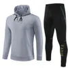 Qqq8 2023 2024 Paris Survêtement Futbol Hommes Manches Longues 22 23 24 S Sweat À Capuche Survetement Ensembles Hommes Sportswear Costumes D'entraînement Pour Adultes Football