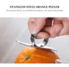 Éplucheur d'orange en acier inoxydable agrumes pamplemousse éplucheur d'orange couteau à éplucher les légumes et les fruits petit outil d'épluchage de cuisine
