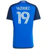 QQQ8 2023 FC 신시내 나티 축구 유니폼 23 24 Hagglund Obinna Vazquez 홈 어웨이 Miazga Football Shirt 태국 품질 남자 크기 S-XXL 팬