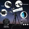 Telescopes Bossdun天文学的な子供向けの天文学的なプロフェッショナルワイヤレスコントロール天文学ギフトビューユニバースムーンスター231101