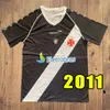 VASCO DA GAMA Mens Romario Retro Soccer Jerseys 1997 1998 1999 2000 2010 2011 Home White Away Black 98 99 00 10 11 Miranda Short Sheeve Juninho Dede Luizao Football Shirt