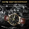 Wristwatches POEDAGAR est Waterproof Men Watch Casual Leather Strap Luminous Luxury Watches For Man Date Week Display Sports Quartz Clocks 231101