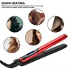 Hair Straighteners Iron Flat 2in1 ceramic coating straightener comb hair Curler beauty care healthy curling irons flat iron 231101