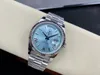 With original box Fashion Men's Watch 41mm Datejust Automatic Mechanical Movement Men's Watches blue Dial Stainless Steel Strap Sports 89