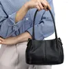 Evening Bags Women's Bag Solid Color 2023 Fashion Ladies Handheld Crossbody Genuine Cow Leather High Capacity Shoulder Casual Tote
