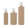 Refillable Lotion Bottle Cosmetic Shower Shampoo Packaging Wheat Straw Container for Essential Shampoo Cleaning
