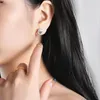 Stud 1CT 2CT Diamond Ear Studs Earring Pass Test Earrings For Women Sterling Silver Jewelry 231101