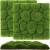 Fleurs décoratives 3 pcs Green Mur Decor Plantes Flower Arrange