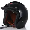 Caschi da moto Casco aperto 3/4 certificato DOT Vintage Moto Scooter Chopper Jet Uomo Donna Capacete Regalo gratuito