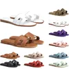 Slippers Sandals Slides female summer fashion outside wear new style net red flat bottom tourism beach a word leather sandals 34-43