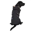 Striscia Riflettente con Giacca Costume Cane Tuta da Neve Invernale Vestiti per Cani Abiti Invernali Abbigliamento Vestiti per Cani Abiti per Feste per Animali Domestici,Black